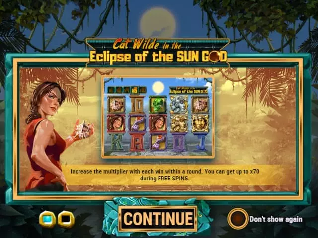 cat wilde and the eclipse of the sun god slot
