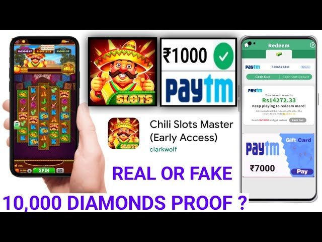 does chili slots master pay real money