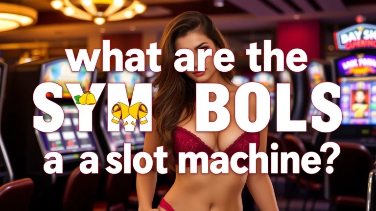 what are the symbols on a slot machine